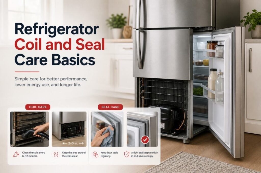 Refrigerator Coil and Seal Care Basics